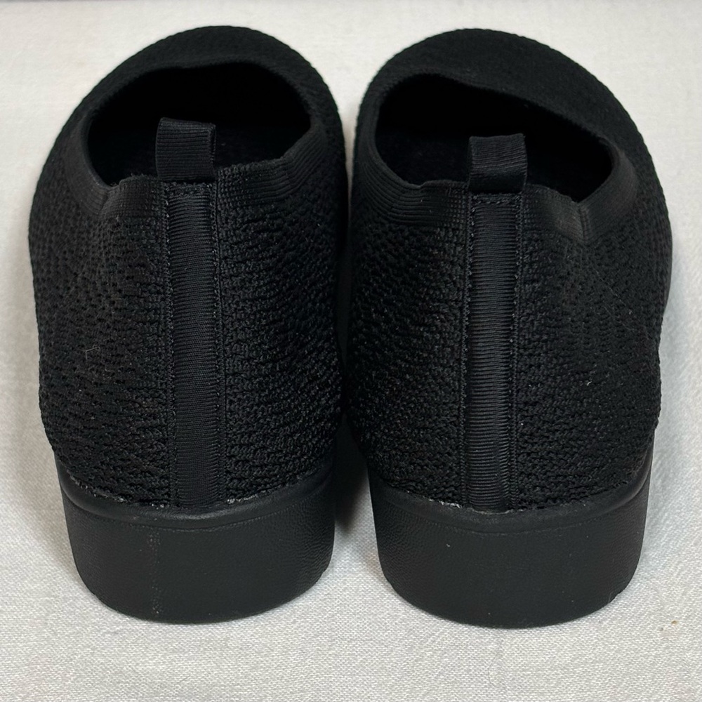Skechers Cleo Flex Wedge Flipside Ballet Flats Shoes-Black-Women Size 11 - Picture 5 of 10